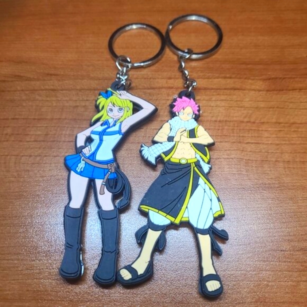 *5 for $20* Fairy Tail Straps - Lucy and Natsu